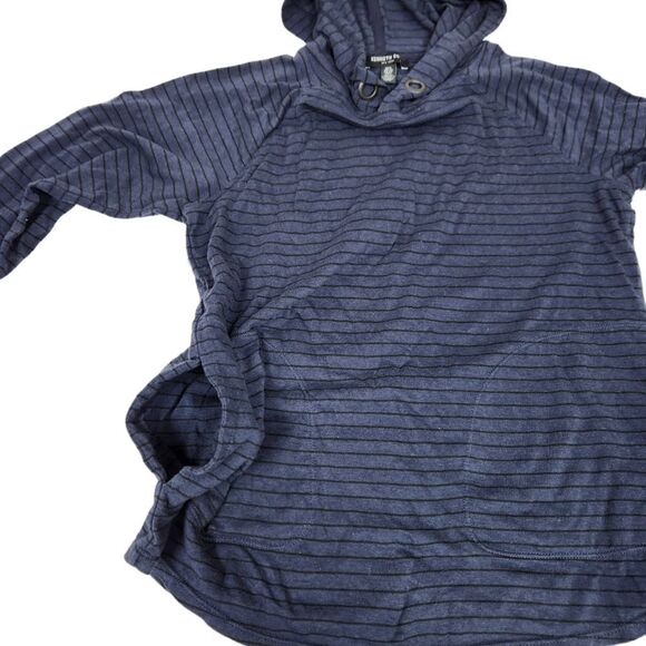 Kenneth Cole Striped Hooded Shirt - Picture 4 of 7